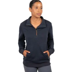 Women Aerion Adelia Quarter Zip Quilt Sweatshirt