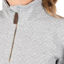 Women Aerion Adelia Quarter Zip Quilt Sweatshirt