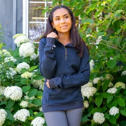 Women Aerion Adelia Quarter Zip Quilt Sweatshirt