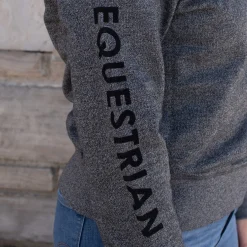 Women Aerion Equestrian Quarter Zip Polo Sweatshirt