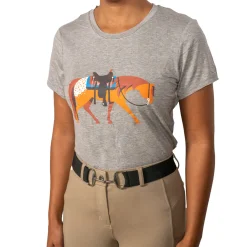 Women Aerion Western Horse Tee