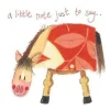 Alex Clark Little Note Horse Greeting Card