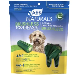 Ark Naturals Brushless Toothpaste Medium Dog Chews 508 g