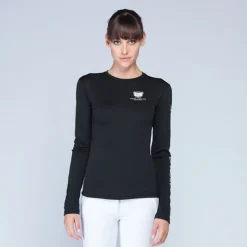 Women Asmar Equestrian Sustainable Long Sleeve Logo Tee