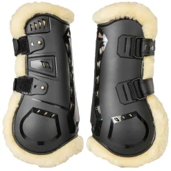 Back on Track Airflow Tendon Boots W/ Faux Fur
