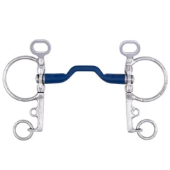 Bombers Bits International Bombers Pelham 55 Bomber Blue Bit W/ Swivel
