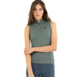 Women BR Isis Sleeveless Quarter Zip Top