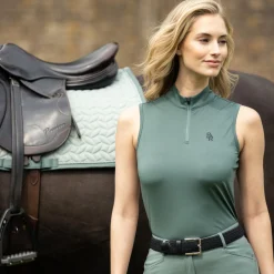 Women BR Isis Sleeveless Quarter Zip Top