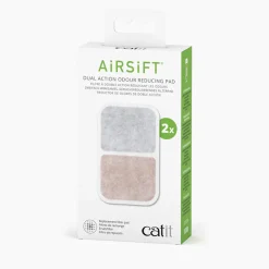 Catit Airsift Dual Action Odor Reducing Pad - 2 Pack
