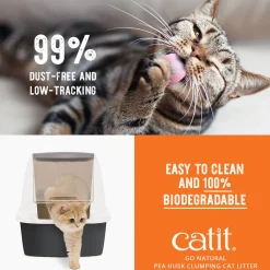 Catit Go Natural Pea Husk Lavender Cat Litter 14 L