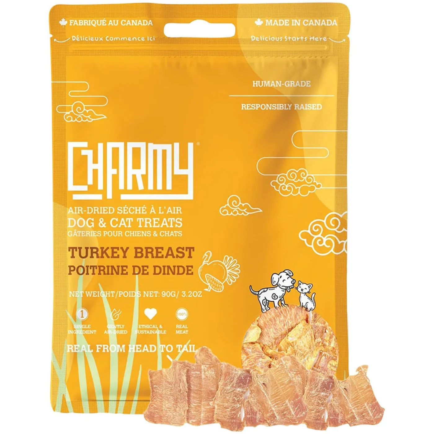 Charmy Turkey Breast Dog Treats 90 g