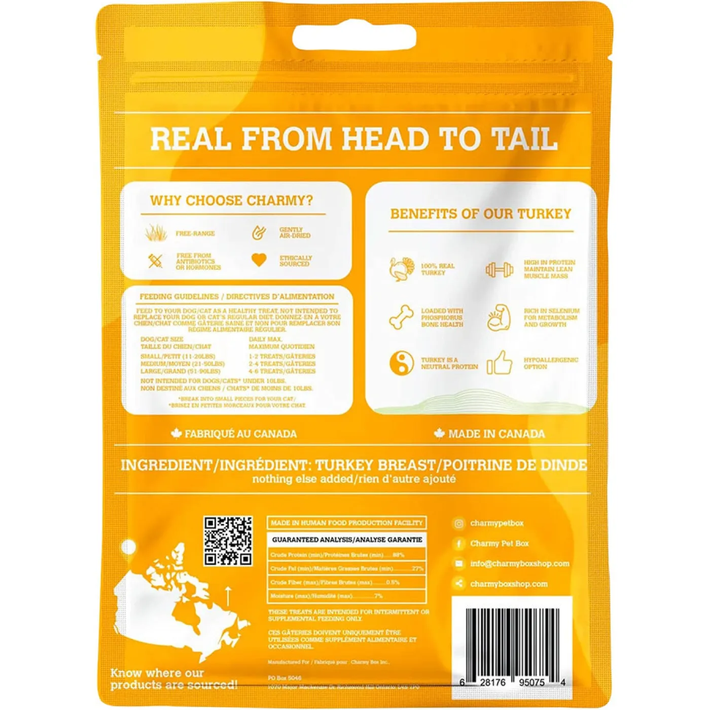 Charmy Turkey Breast Dog Treats 90 g