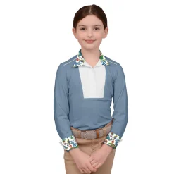 Kids Chestnut Bay Apparel Chestnut Bay SkyCool Liberty Long Sleeve Show Shirt - Kids'