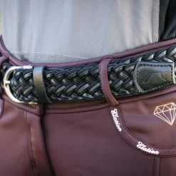 Cinto Braided Leather & Rope Belt