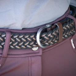 Cinto Braided Leather & Rope Belt