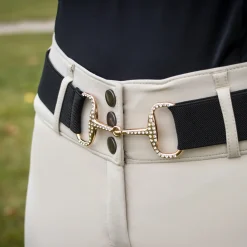 Cinto Crystal Diamante Bit Performance Stretch Belt