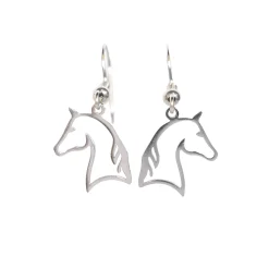 Cinto Horse Head Drop Earrings