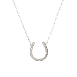 Cinto x Kelly Herd Silver Horseshoe Pendant Necklace