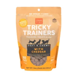 Cloud Star Tricky Trainers Chewy Cheddar Dog Treats 396 g