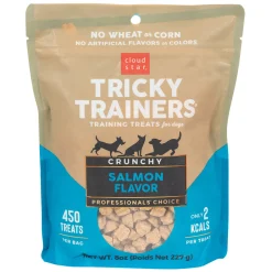 Cloud Star Tricky Trainers Crunchy Salmon Dog Treats 226 g