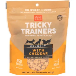 Cloud Star Tricky Trainers Crunchy Cheddar Dog Treats 226 g