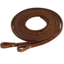 Copper Canyon Harness Leather Split Reins W/ Chicago Screws