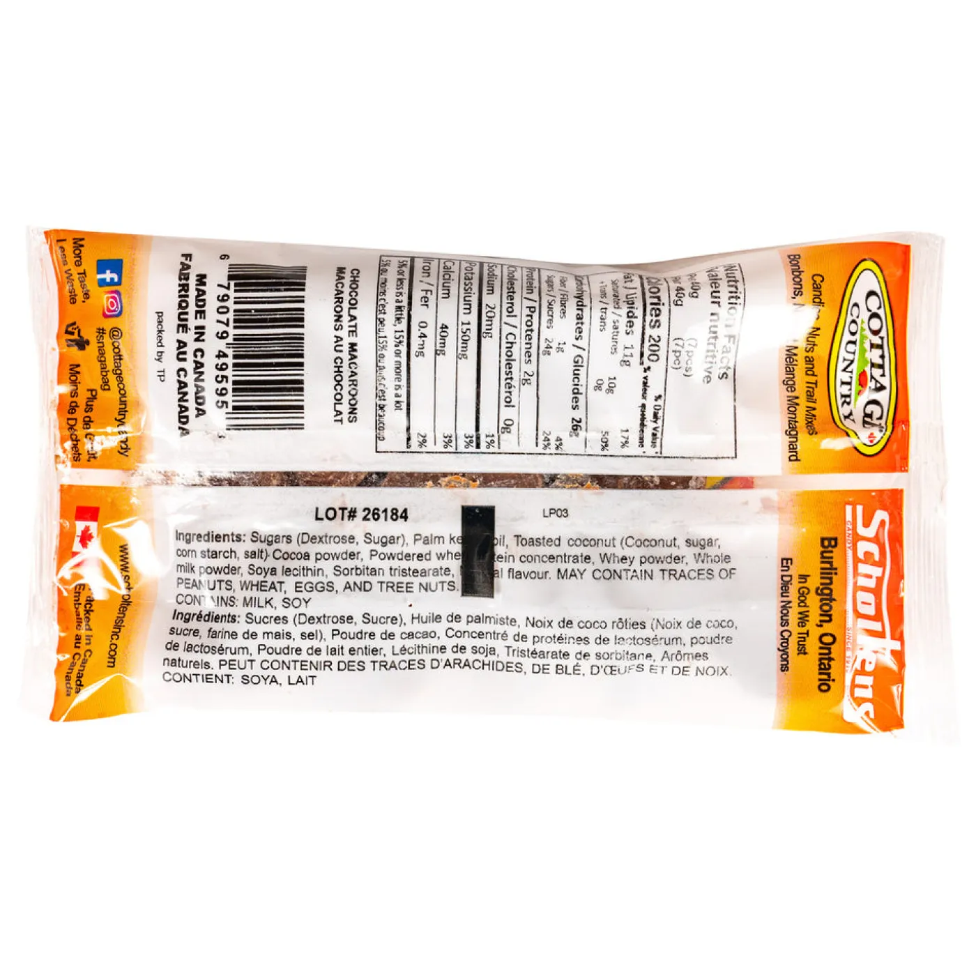 Cottage Country Chocolate Macaroons 140 g