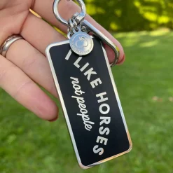 Dapplebay I Like Horses Key Chain