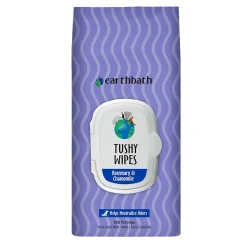 Earthbath Natural Pet Care Earthbath Rosemary & Chamomile Tushy Wipes - 100 Count