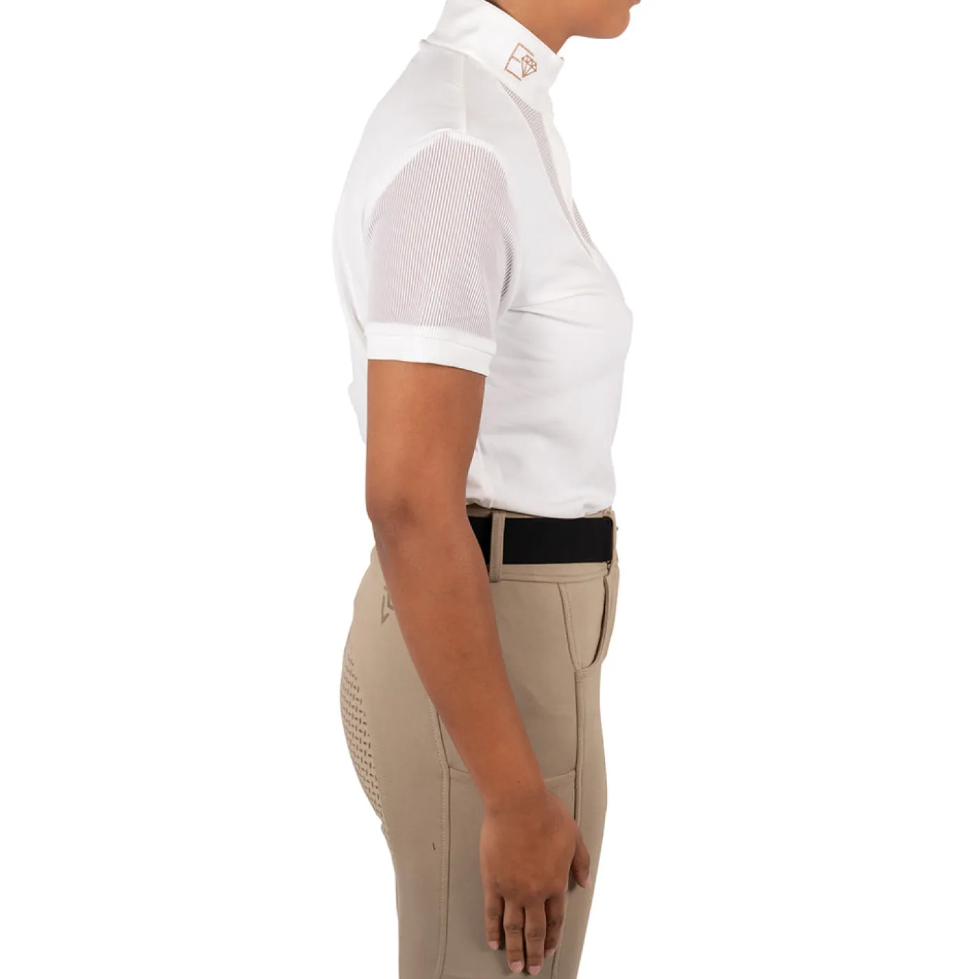 Elation Diamond Chiara Short Sleeve Show Shirt