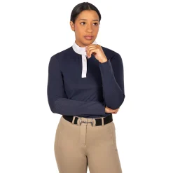 Elation Platinum Sicily Perforated Long Sleeve Show Shirt