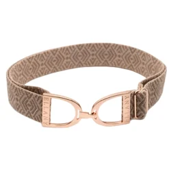 Ellany Equestrian Ellany Elastic Belt W/ Rose Gold Stirrup