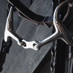 EvoEq Eggbutt French Link Snaffle Bit