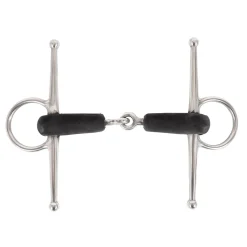 EvoEq Full Cheek Rubber Snaffle Bit