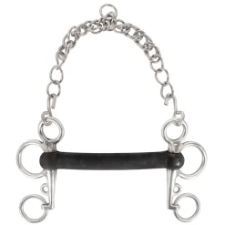 EvoEq Tom Thumb Mullen Mouth Rubber Pelham Bit