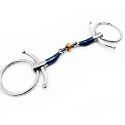 Fager Bits Fager Julia Sweet Iron Low Port Copper Roller Baby Fulmer Loose Ring Bit