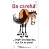Fergus The Horse Fergus No Angel Stall Sign