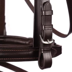 Flexible Fit Equestrian FFE Rose Gold Princess Wave Dressage Snaffle Bridle