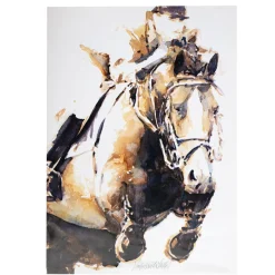 Vanessa Whittell Art Focused Pair Blank Greeting Card