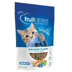 Fruitables Pet Fruitables Wildly Natural Chicken & Blueberry Crunchy Cat Treats 70 g