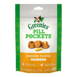 Greenies Pill Pockets Large Dogs Chicken Dog Treats 224 g