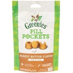 Greenies Pill Pockets Peanut Butter Dog Tablets 90 g
