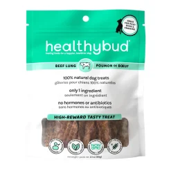 Healthybud Beef Lung Dog Treats 60 g