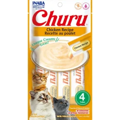 Inaba Churu Chicken Puree Cat Treats 56 g - Pack of 4