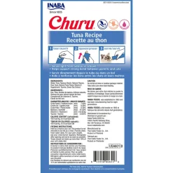 Inaba Churu Tuna Puree Cat Treats 56 g - Pack of 4
