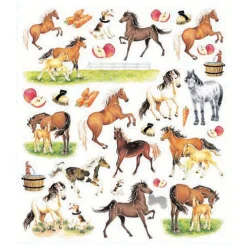 Kelley & Co . Horses & Apples Stickers