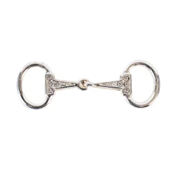 Kelley & Co . Small Rhinestone Snaffle Bit Stock Pin