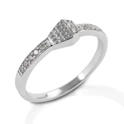 Kelly Herd Pavé Horseshoe Nail Ring