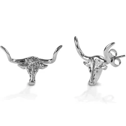 Kelly Herd Post Back Longhorn Earrings