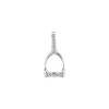 Kelly Herd Small English Stirrup Pendant